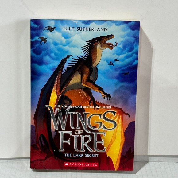 Wings of Fire Book Four: The Dark Secret by Tui Sutherland Paperback Book - Picture 1 of 3